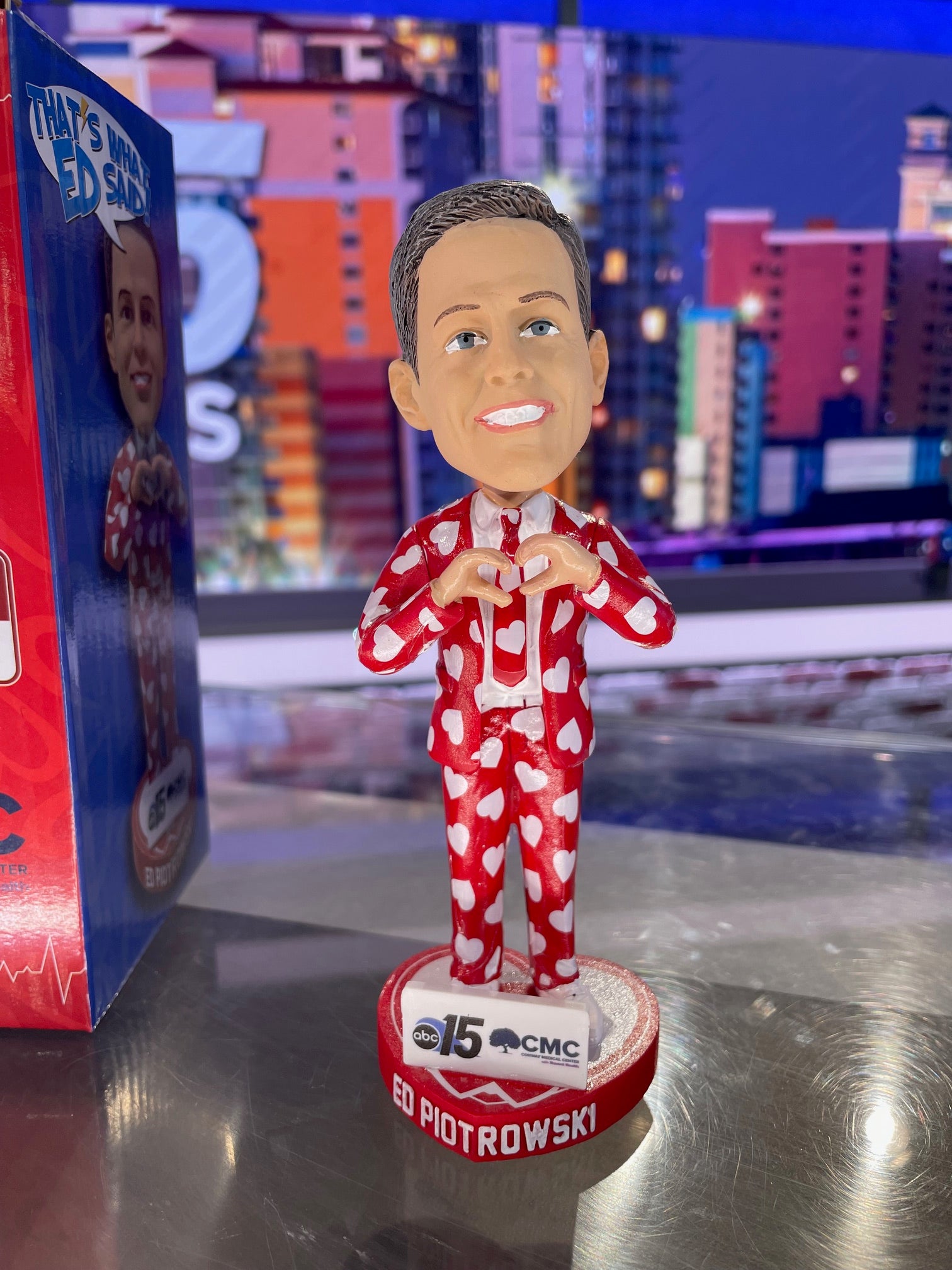 Ed Piotrowski Heart Month Bobblehead