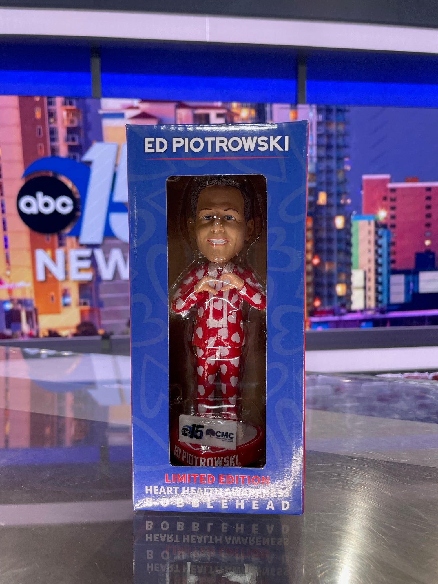 Ed Piotrowski Heart Month Bobblehead